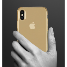 Joway Telefontok, iPhone X / XS szilikon tok, hátlaptok, arany, Joway BHK33 tok és táska