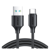JOYROOM adatkábel és töltő (USB - Type-C, 3A, PD gyorstöltés támogatás, 200cm) FEKETE Samsung Galaxy A34 5G (SM-A346), Lenovo Tab P11 Gen2 (TB350), Nokia G22, Lenovo Tab M8 Gen4 (TB300F), Huaw