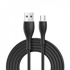 JOYROOM Bowling Data kábel USB / USB-C 3A 1m, fekete kábel és adapter