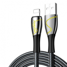 JOYROOM Fast Charging kábel USB / Lightning 2.4A 1.2m, fekete kábel és adapter