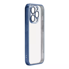 JOYROOM iPhone 15 Pro Max tok átlátszó-matt kék (6956116789107) (JR-15Q4 Blue) tok és táska