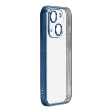 JOYROOM iPhone 15 tok átlátszó-matt kék (6956116788827) (JR-15Q1 Blue) tok és táska
