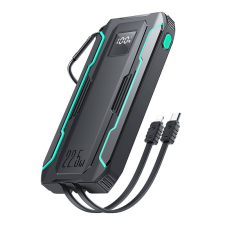 JOYROOM JR-L017 powerbank 10000mAh 22.5W Lightning + USB-C kábel - fekete power bank