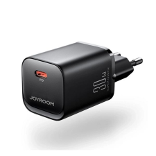 JOYROOM JR-TCF07EU hálózati töltő 30W PD fekete (JR-TCF07EU) mobiltelefon kellék