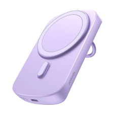 JOYROOM JR-W030 powerbank gyűrűs kitámasztóval 20W 6000mAh - lila power bank