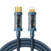 JOYROOM S-CL020A12 Type-C Lightning PD 20W adatkábel 1.2m-kék