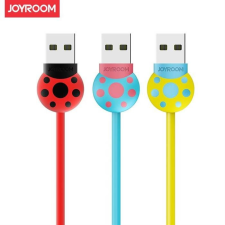 JOYROOM S-L124 Beetle Micro USB 1.2M Adatkábel - Kék kábel és adapter