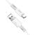 JOYROOM S-M406 Thread USB Type-C 2.4A 1M Adatkábel - Fehér