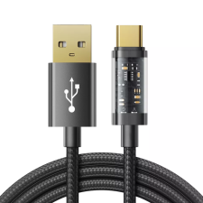 JOYROOM S-UC027A12 3.0A USB Type-C 1.2M Adatkábel - Fekete kábel és adapter