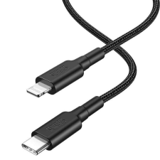 JOYROOM ST-C02 St.Helens PD 3A 1.2M MFI Adatkábel - Fekete kábel és adapter