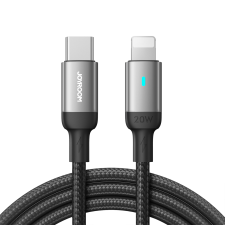 JOYROOM USB kábel C - Lightning 20W A10 Series 2 m fekete (S-CL020A10) kábel és adapter