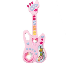  JOZY® zenés játékgitár fény- és hangeffektusokkal, +2 év, rózsaszín, 36x13,5 cm elektronikus játék
