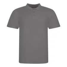  JP100 mikropiké unisex galléros póló Just Polos, Charcoal-S férfi póló