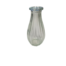  JS123318 ÜVEG VÁZA 14CM dekoráció
