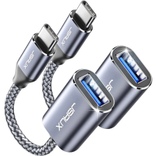 JSAUX OTG USB-C (Type-C) - USB 3.0 (Female) OTG Átalakító-kábel Adapter [Szürke] kábel és adapter
