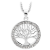 JSB Bijoux Életfa Swarovski kristályokkal (fehér)