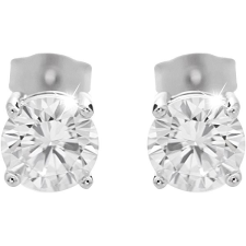 JSB Bijoux Ezüst fülbevaló cirkonok nagyobb 92400420cr (Ag 925/1000; 0,93 g) fülbevaló