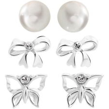 JSB Bijoux Fly Fülbevaló készlet Swarovski® kristálykövekkel (8592661090794) ékszer szett