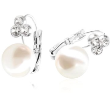 JSB Bijoux gyöngy fülbevaló Swarovski® kristállyal fülbevaló