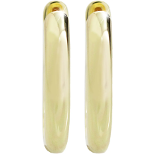 JSB Bijoux szélesebb karika, aranyozott 92400580g (Ag925/1000, 8,22 g) fülbevaló