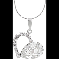JSB Bijoux szív Swarovski kristályokkal 61300857cr (8592661386200) nyaklánc
