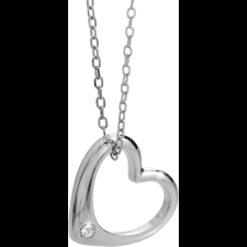 JSB Bijoux szív Swarovski kristályokkal 92300371cr (Ag925 / 1000, 2,23g) (8592661382363) nyaklánc