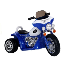 JT Police 6V Elektromos kismotor kék 4359 elektromos járgány