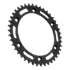 JT SPROCKETS 600 DR S 1985-1989, 650 DR RSE 1990-1995 520 42 DTS fekete acél hátsó lánckerék (átmérő: 148-170-8.5) JT SPROCKETS  Erőátviteli alkatrészek Láncok, lánckerekek, láncszettek Hátsó lánckerekek