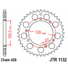 JT SPROCKETS Acél Standard Hátsó Lánckerék 1132 - 420 JT SPROCKETS Erőátviteli alkatrész Lánc, lánckerék, láncszett Hátsó lánckerék