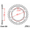 JT SPROCKETS Acél Standard Hátsó Láncsor 5 - 520