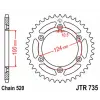 JT SPROCKETS Acél Standard Hátsó Láncszerkezet 735 - 520 JT SPROCKETS Kategorizálatlan termékek