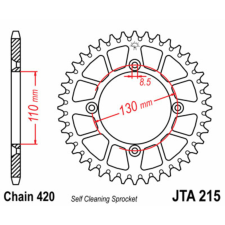 JT SPROCKETS Alumínium Ultra-Könnyű Öntisztító Hátsó Láncszem 215 - 420 egyéb motorkerékpár alkatrész