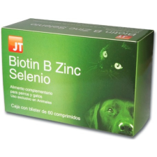 JTPharma Biotin B Zinc Selenio bőrápoló tabletta 60 db vitamin, táplálékkiegészítő kutyáknak