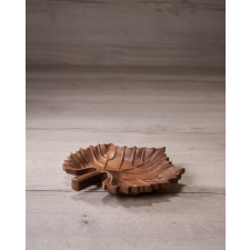  Juharlevél Fatányér tányér és evőeszköz