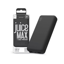Juice ECO Max 2x USB-A - USB-C - Micro USB Power Bank 20000mAh fekete (JU194815) power bank