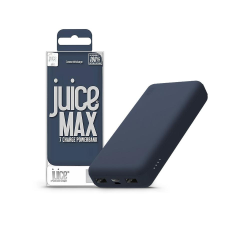 Juice Univerzális hordozható, asztali akkumulátor töltő - Juice ECO MAX Power Bank -  2xUSB + Type-C - 20.000 mAh - kék power bank