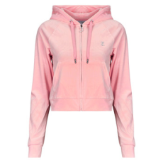 Juicy Couture Melegítő kabátok Madison Classic Velour Hoodie With Juicy  Logo Rózsaszín EU L