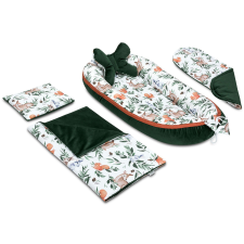 Jukki Velvet Comfort 5in1 bölcsőfészek szett Szín: fehér-őzike babafészek