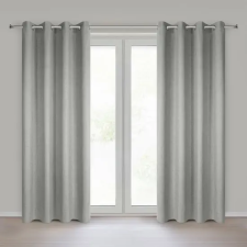  Jula2 öko stílusú sötétítő függöny Sötét bézs 140x250 cm lakástextília