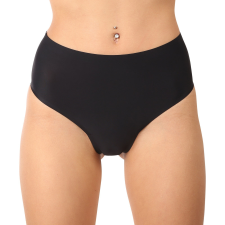 Julimex Fekete női alsók (String Maxi black) S női alsó