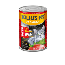  Julius-K9 Adult - Beef & Liver konzerv macskáknak 415 g macskaeledel