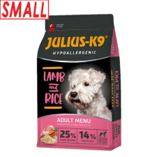 Julius-K9 Adult Hypoallergenic Small Lamb & Rice – 12 kg kutyaeledel