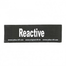 Julius-K9 B:Julius K9-Reactive felirat hámhoz kutyák részére nyakörv, póráz, hám kutyáknak