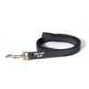 Julius-K9 Color&amp;Gray póráz fogóval (fekete-szürke) 14mm/1,2m karikával
