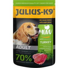 Julius-K9 Dog Adult Turkey alutasakos nedveseledel aszpikban (16 x 125 g) 2 kg kutyaeledel