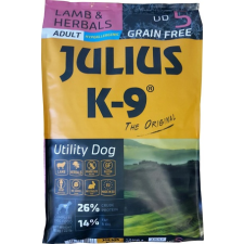 Julius-K9 GF Hypoallergenic Utility Dog Adult Lamb & Herbals 10kg kutyaeledel