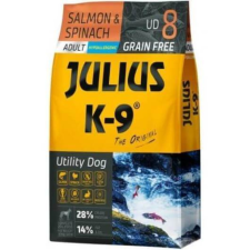  Julius-K9 GF Hypoallergenic Utility Dog Adult Salmon & Spinach – 3 kg kutyaeledel