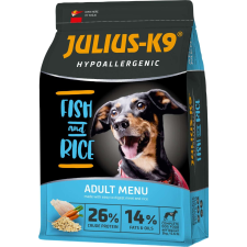 Julius-K9 Hypoallergenic Fish &amp;amp; Rice 3kg kutyaeledel