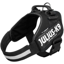 Julius-K9 IDC fekete powerhám kutyáknak (4-7 kg, 40-53 cm) nyakörv, póráz, hám kutyáknak