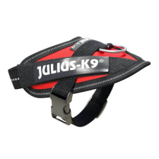 Julius-K9 IDC Powair Harness - hám (piros,felirattal) kutyák részére (3XS) nyakörv, póráz, hám kutyáknak